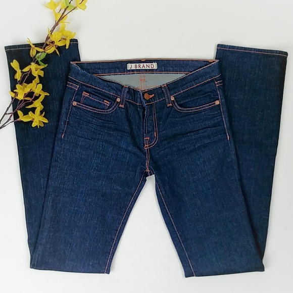 J Brand Denim - J Brand Dark Wash Straight Cigarette Leg